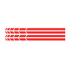 4 Peice Mirror Decal Stripe